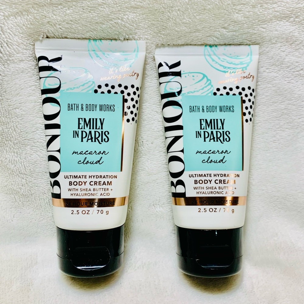 Bath & Body Works Emily in Paris Macaron Cloud Body Cream Mini | Set of 2
